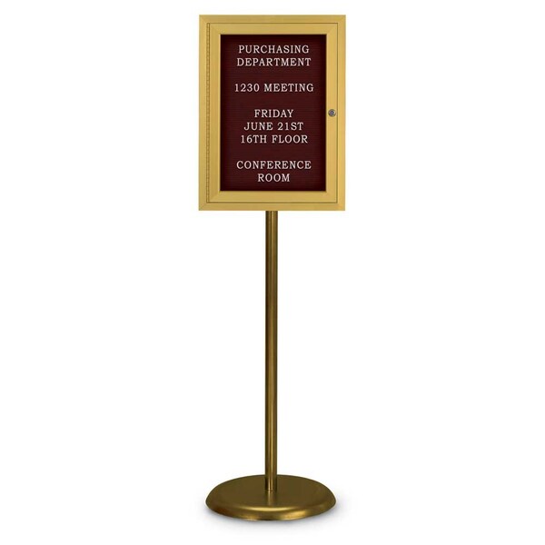 Corkboard, Triple Door, Radius Frame, 72x48", Bronze/Pearl